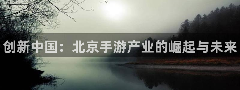 汇丰娱乐预测在线预测专业28：创新中国：北京手游产业的崛起与
