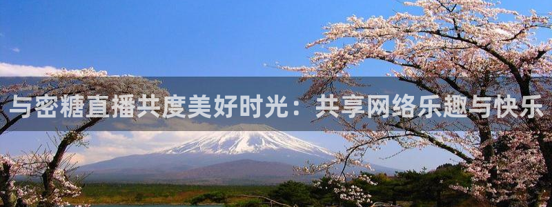 小九直播篮球：与密糖直播共度美好时光：共享网络乐趣与快乐